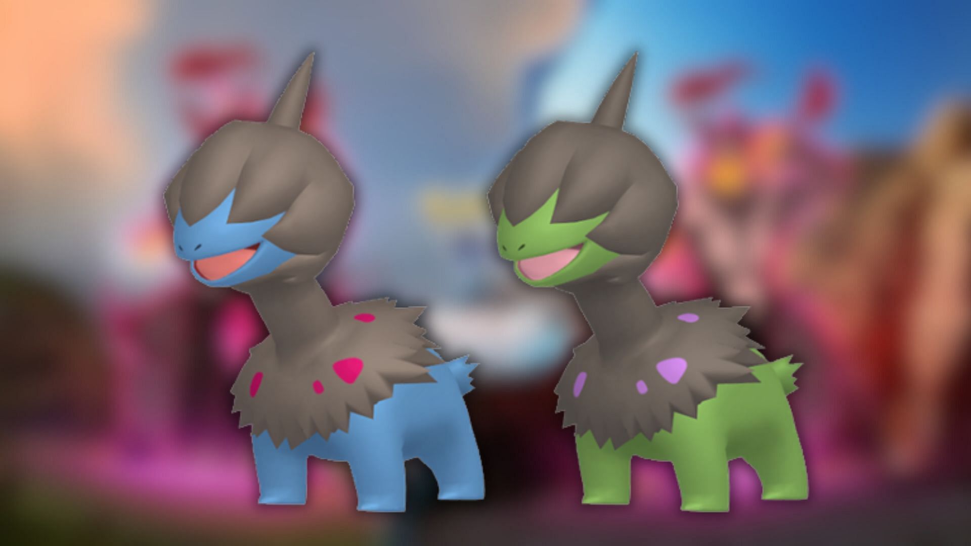 Deino and its shiny variant (Image via The Pokemon Company)
